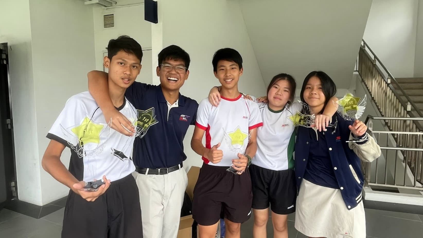 my team and I after receiving first place from 3M-Innoscience 2024